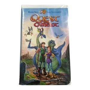 Quest for Camelot VHS Warner Bros Family Entertainment Animated Movie 1998‎